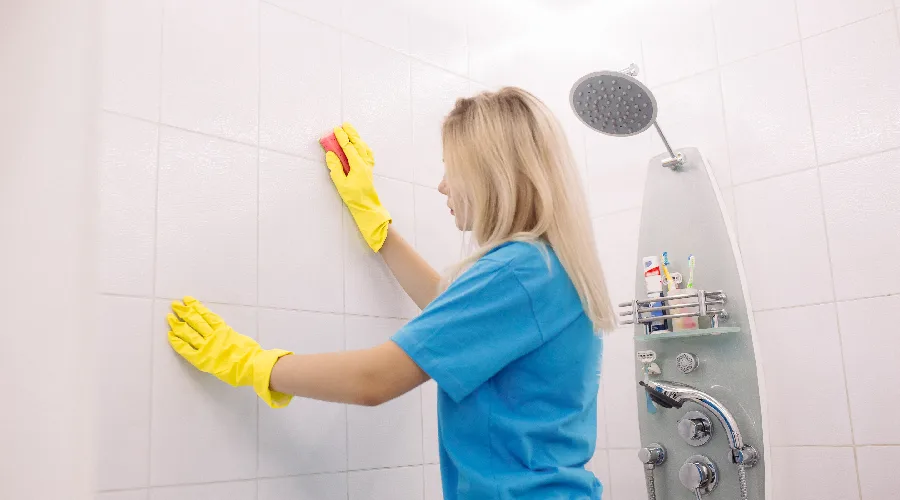 how-do-professionals-clean-shower-doors